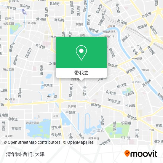 清华园-西门地图