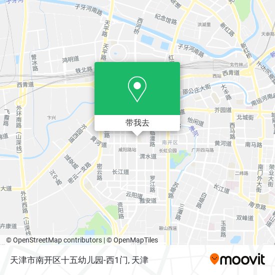 天津市南开区十五幼儿园-西1门地图