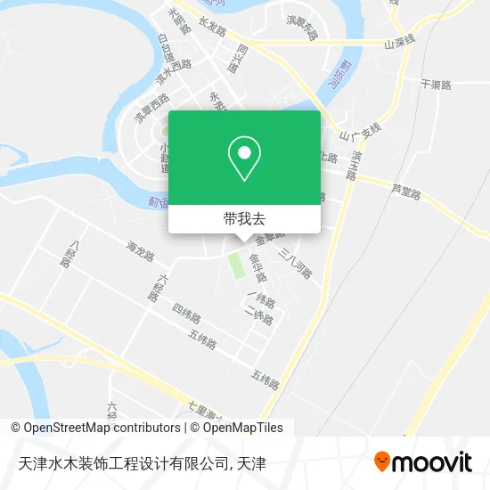 天津水木装饰工程设计有限公司地图