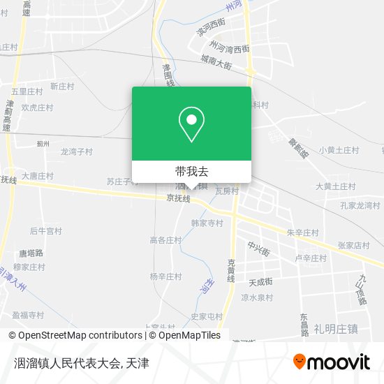 洇溜镇人民代表大会地图
