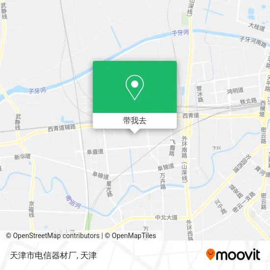 天津市电信器材厂地图