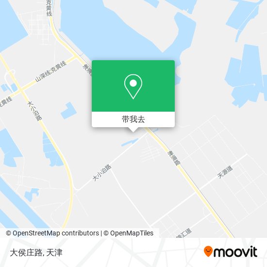 大侯庄路地图