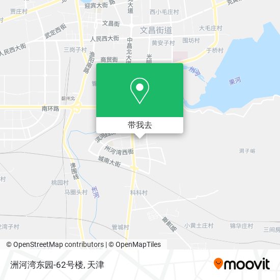 洲河湾东园-62号楼地图
