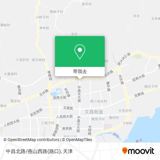 中昌北路/燕山西路(路口)地图