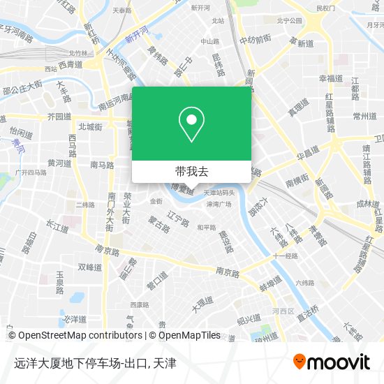 远洋大厦地下停车场-出口地图