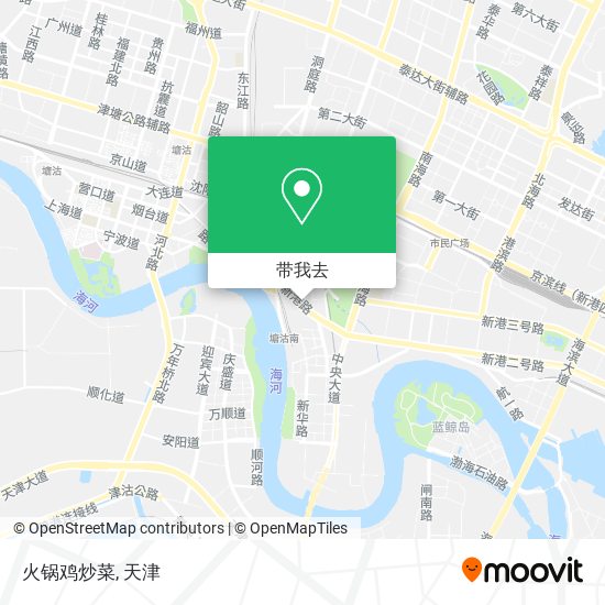 火锅鸡炒菜地图