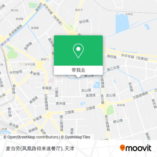 麦当劳(凤凰路得来速餐厅)地图