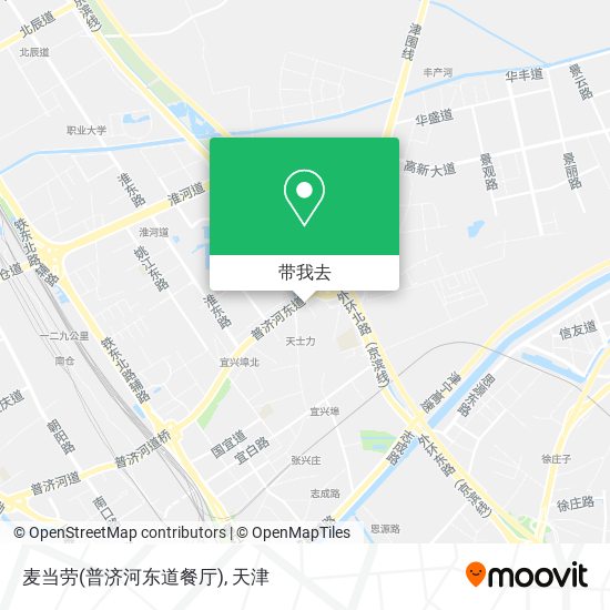 麦当劳(普济河东道餐厅)地图