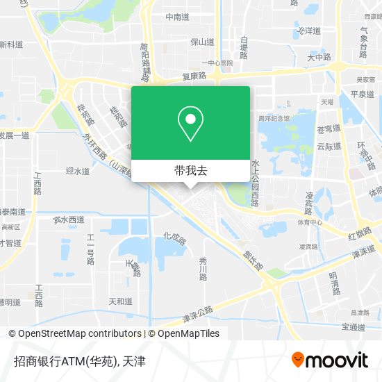 招商银行ATM(华苑)地图