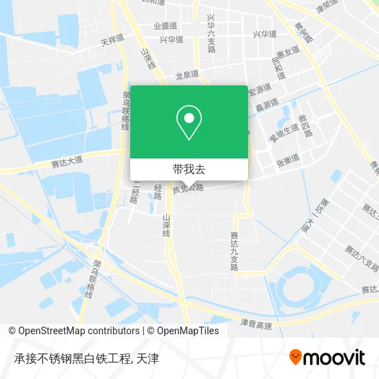 承接不锈钢黑白铁工程地图