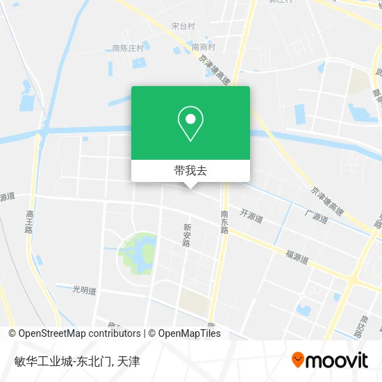 敏华工业城-东北门地图