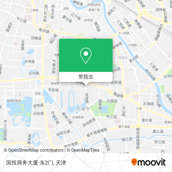 国投商务大厦-东2门地图