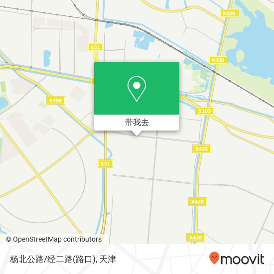 杨北公路/经二路(路口)地图