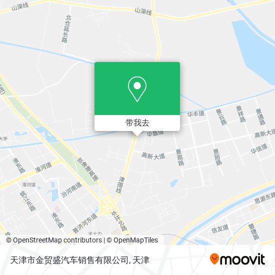 天津市金贸盛汽车销售有限公司地图