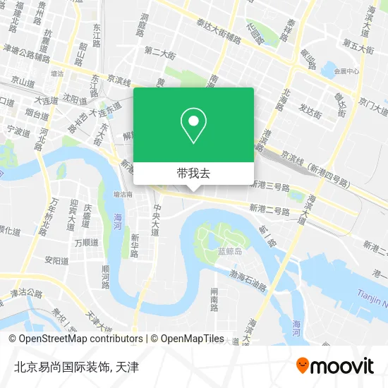 北京易尚国际装饰地图