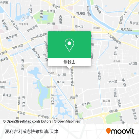 夏利吉利威志快修换油地图