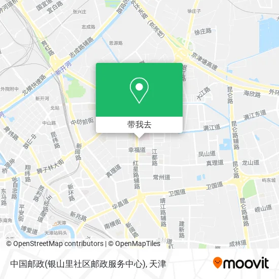 中国邮政(银山里社区邮政服务中心)地图