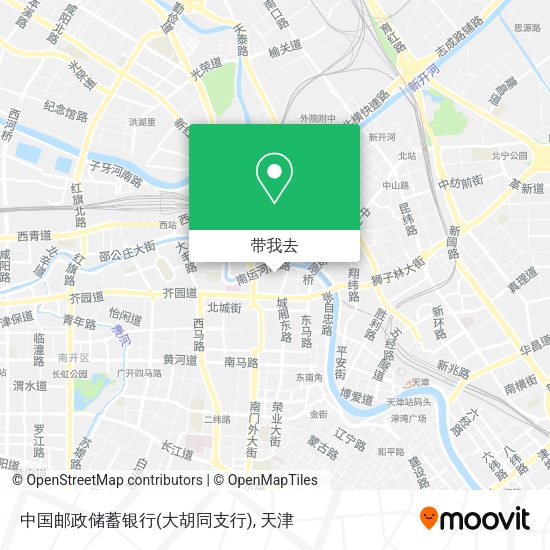 中国邮政储蓄银行(大胡同支行)地图