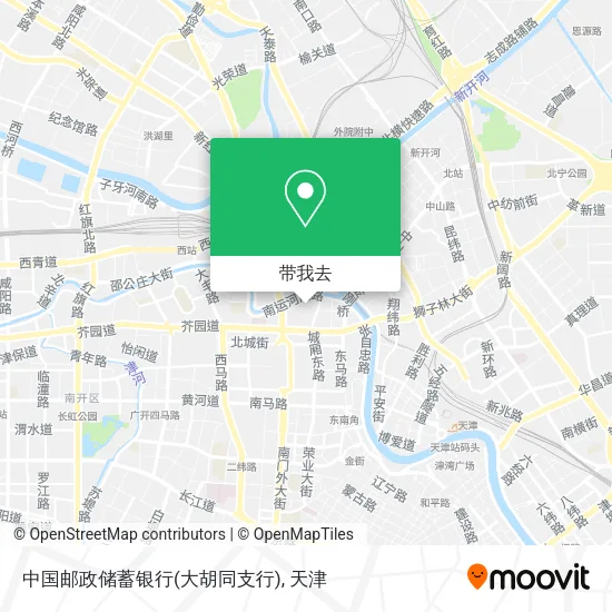 中国邮政储蓄银行(大胡同支行)地图