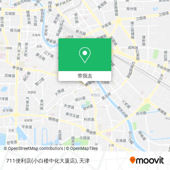 711便利店(小白楼中化大厦店)地图