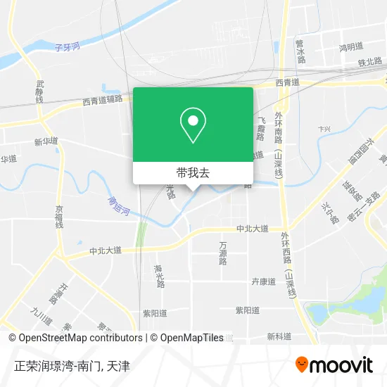 正荣润璟湾-南门地图