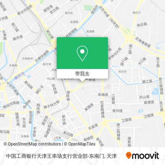 中国工商银行天津王串场支行营业部-东南门地图