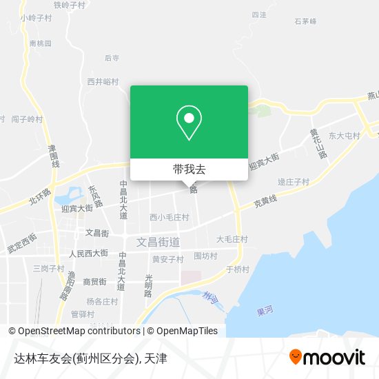 达林车友会(蓟州区分会)地图