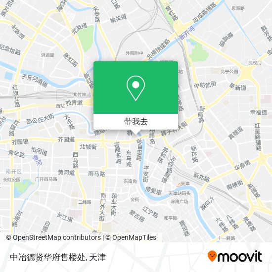 中冶德贤华府售楼处地图