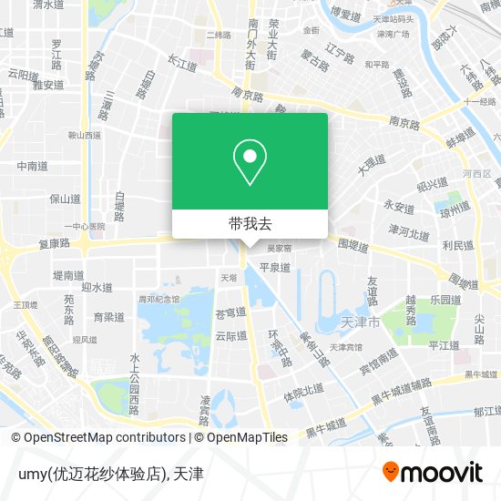 umy(优迈花纱体验店)地图