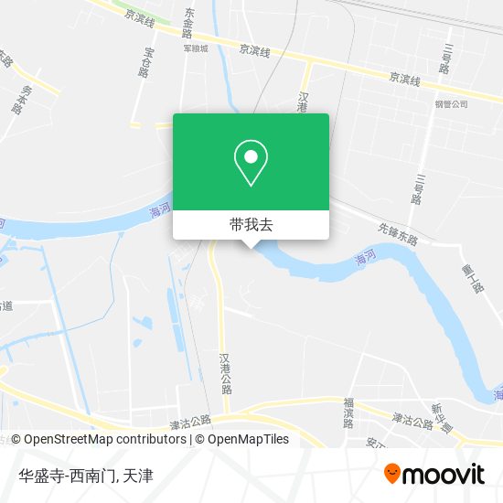 华盛寺-西南门地图