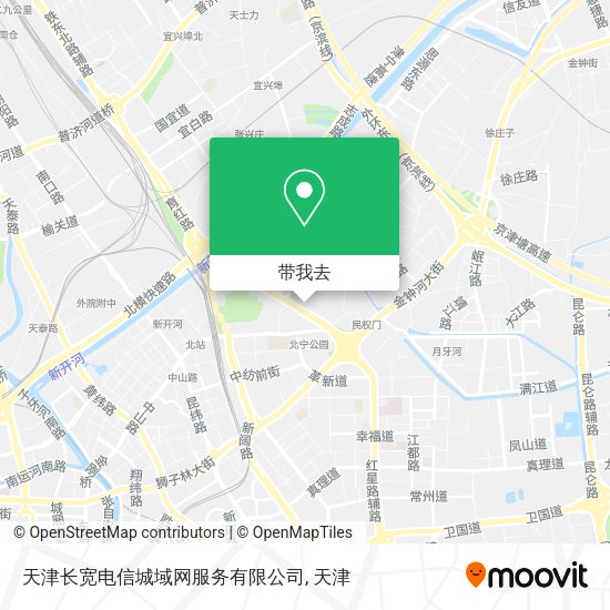 天津长宽电信城域网服务有限公司地图