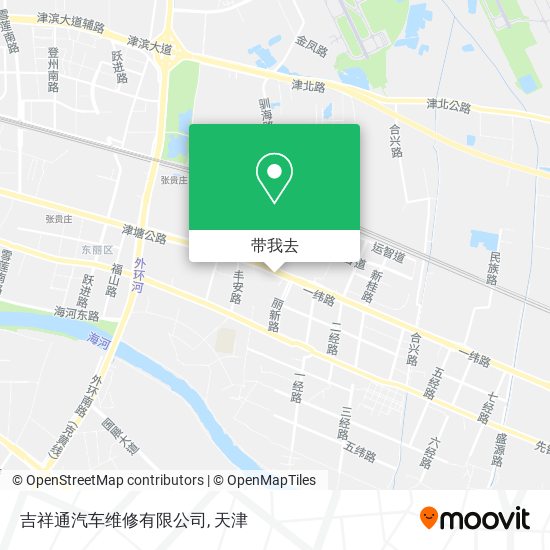 吉祥通汽车维修有限公司地图