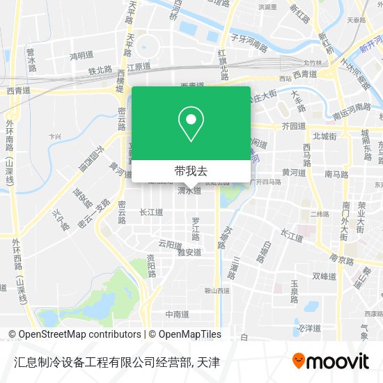 汇息制冷设备工程有限公司经营部地图