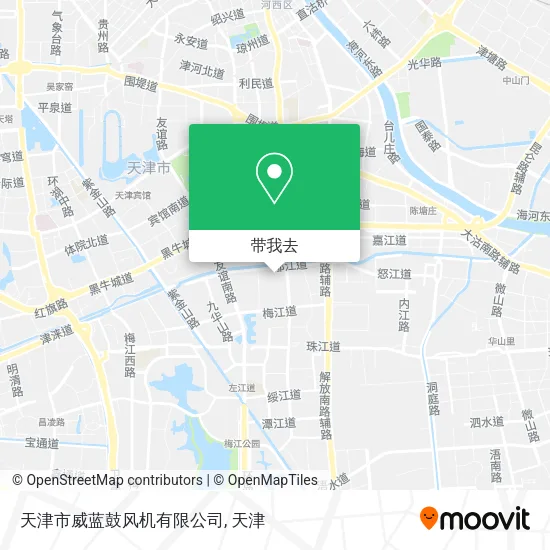 天津市威蓝鼓风机有限公司地图