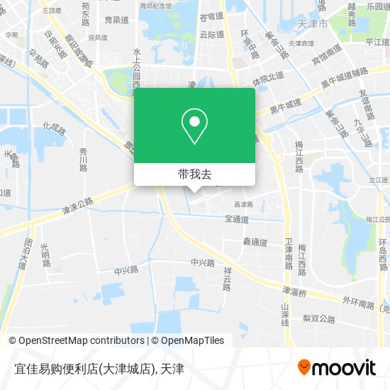 宜佳易购便利店(大津城店)地图