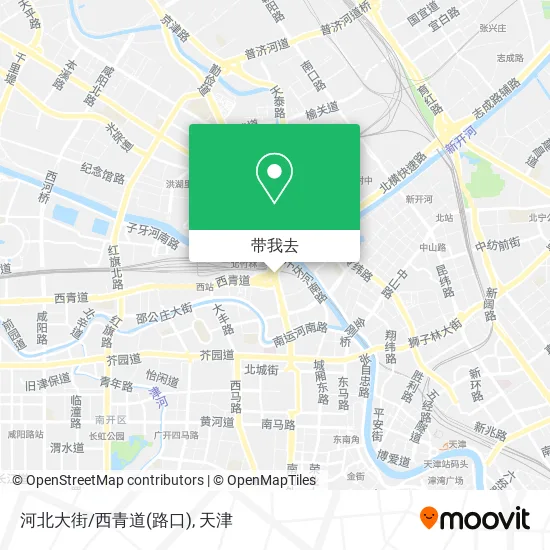 河北大街/西青道(路口)地图