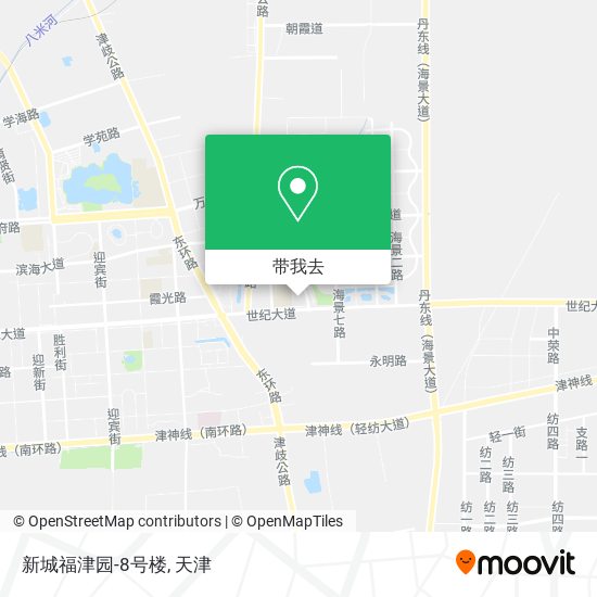 新城福津园-8号楼地图