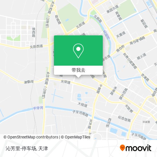 沁芳里-停车场地图