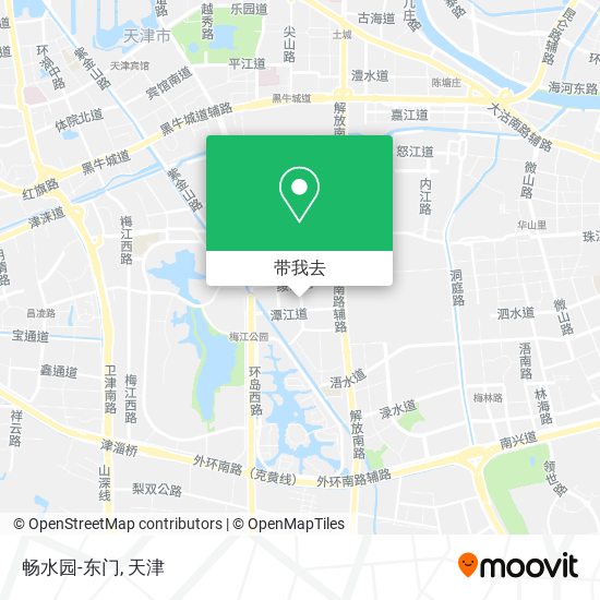 畅水园-东门地图