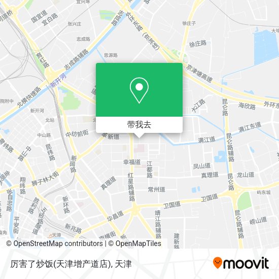 厉害了炒饭(天津增产道店)地图