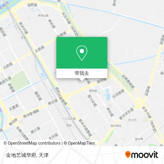金地艺城华府地图