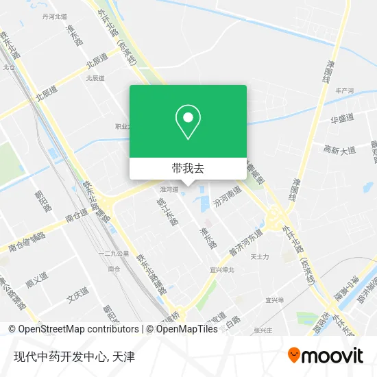 现代中药开发中心地图