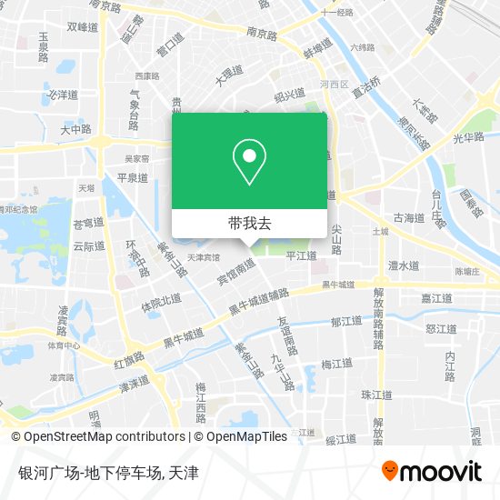 银河广场-地下停车场地图
