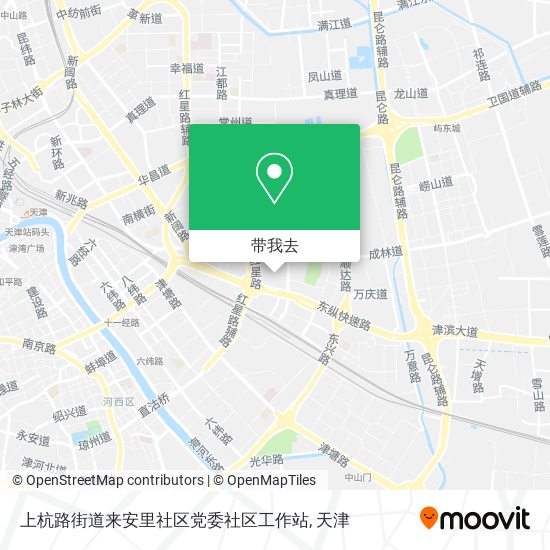 上杭路街道来安里社区党委社区工作站地图