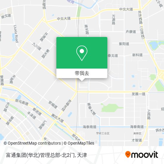 富通集团(华北)管理总部-北2门地图