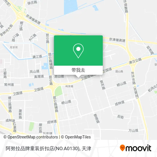 阿努拉品牌童装折扣店(NO.A0130)地图