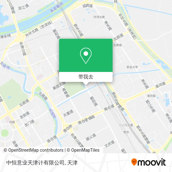 中恒意业天津计有限公司地图