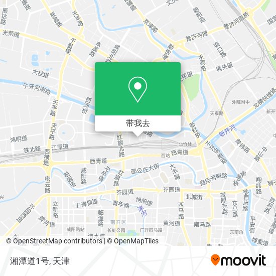 湘潭道1号地图