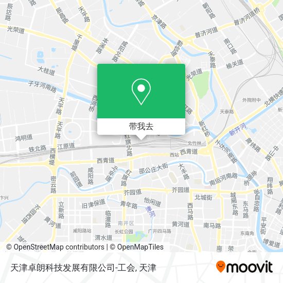 天津卓朗科技发展有限公司-工会地图