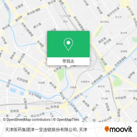 天津医药集团津一堂连锁股份有限公司地图
